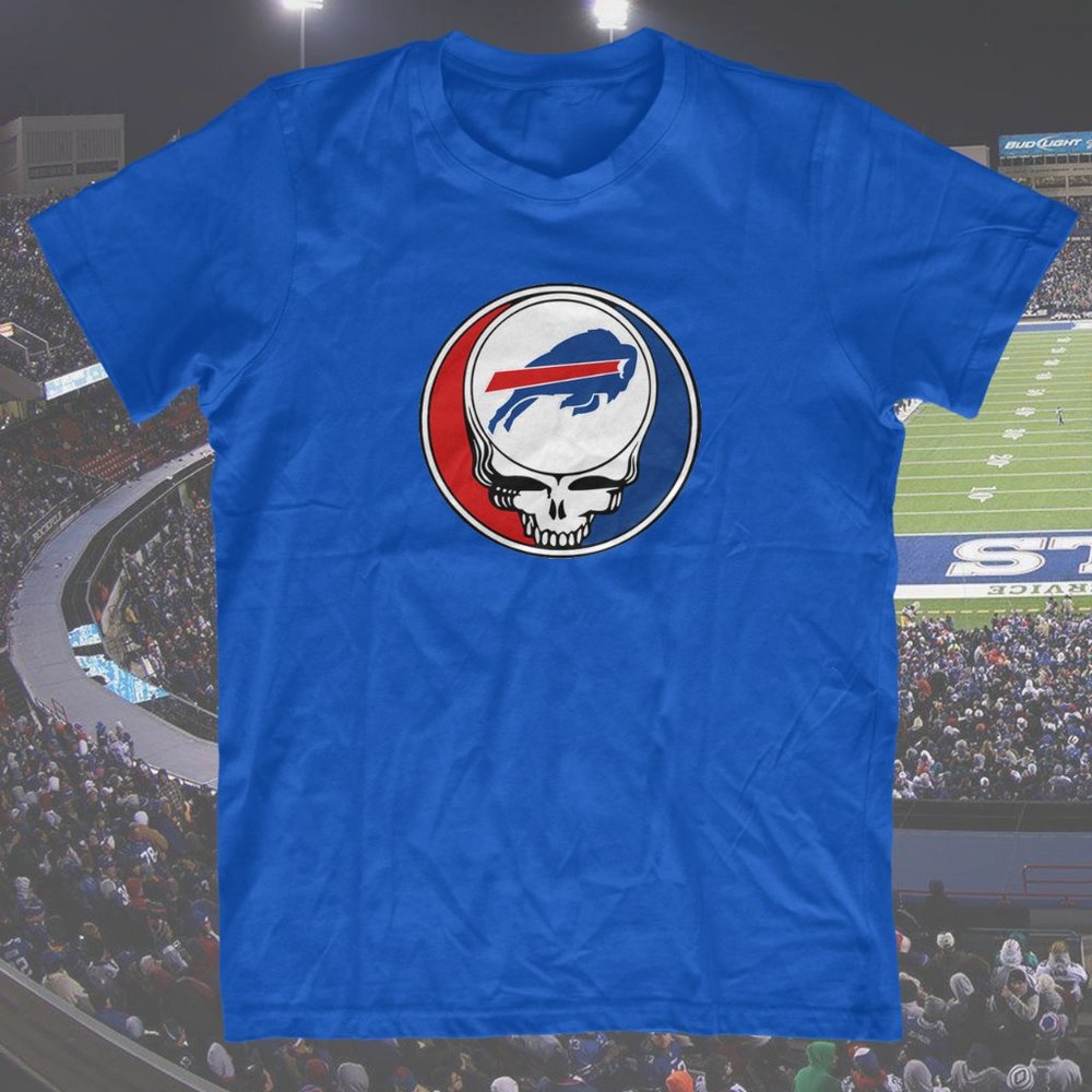 KFunk Grateful Dead Buffalo Bills Billsmafia Orchard Park Stealie T-shirt